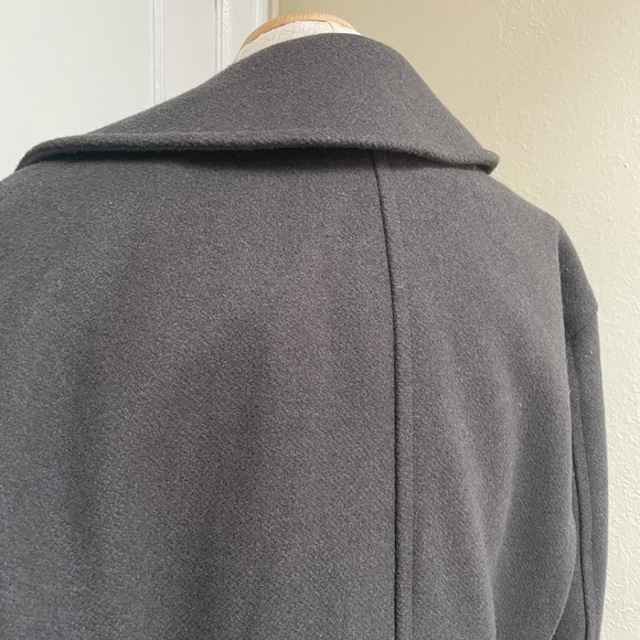 Uniqlo U Lemaire Wool Blend Pea Coat S Excellent - Picture 9 of 9
